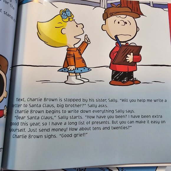 Lot of 4 Kohls Cares Peanuts Hardcover Books Charlie Brown Christmas Snoopy - Picture 5 of 11